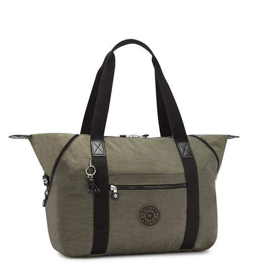 Kipling Art Medium Iconic Tote Tassen Groen | BE 1766MQ